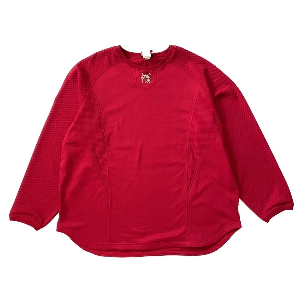 Vintage Majestic Portland Sea Dogs Size XXL Red Long Sleeve